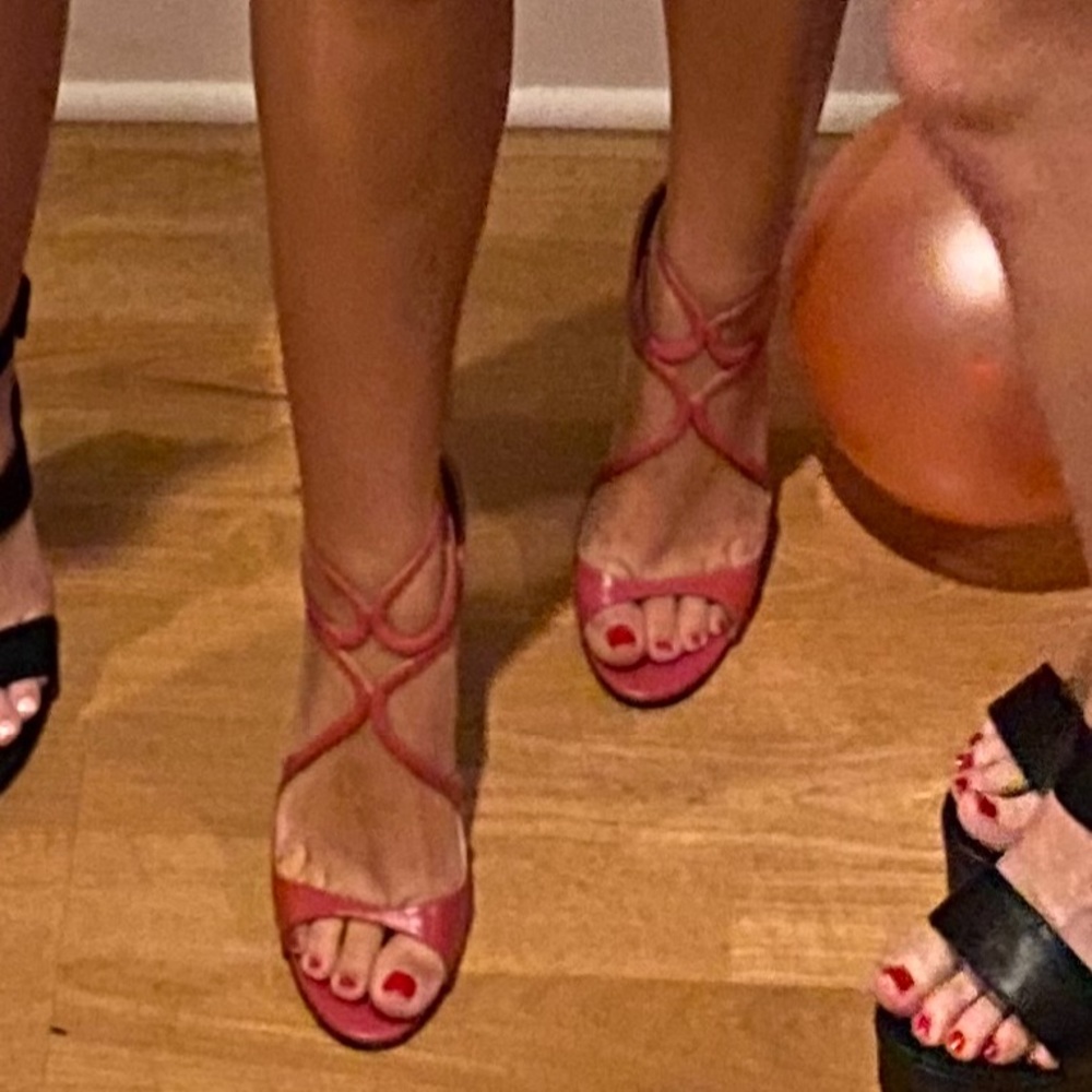 JIMMY CHOO PINK HEELS